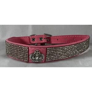 Rhinestone Dog Suede Collar for Large Dogs (New)